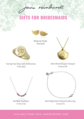 Gifts For Bridesmaids From Jana Reinhardt