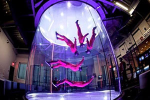 Healthy hen and stag do - Indoor skydiving